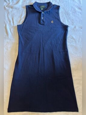 Ralph Lauren Navy Polo Dress Size Medium